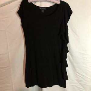 INC international concepts little black dress sz L